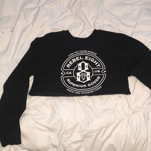 Custom cropped sweater